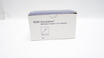 BD 367290 Vacutainer Multiple Sample Luer Adapter - Box of 100